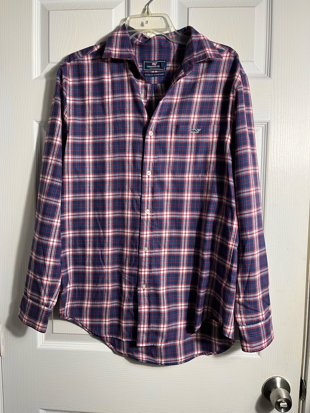 Peter Millar Plaid button down shirt L